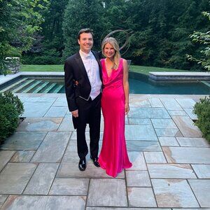 Pinko Fuchsia Maxi Dress